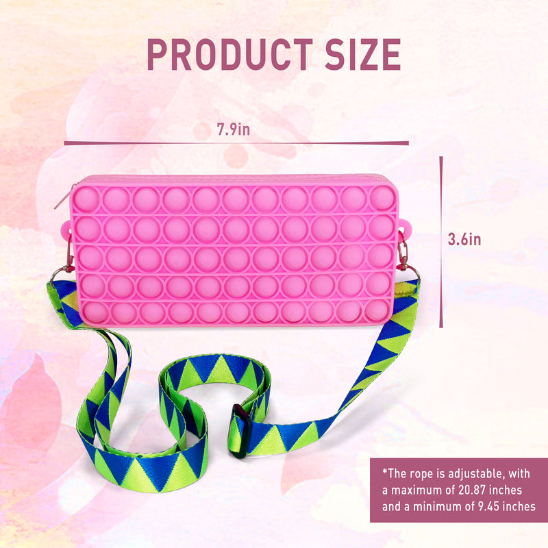 Rectangle Pop It Crossbody for Girls
