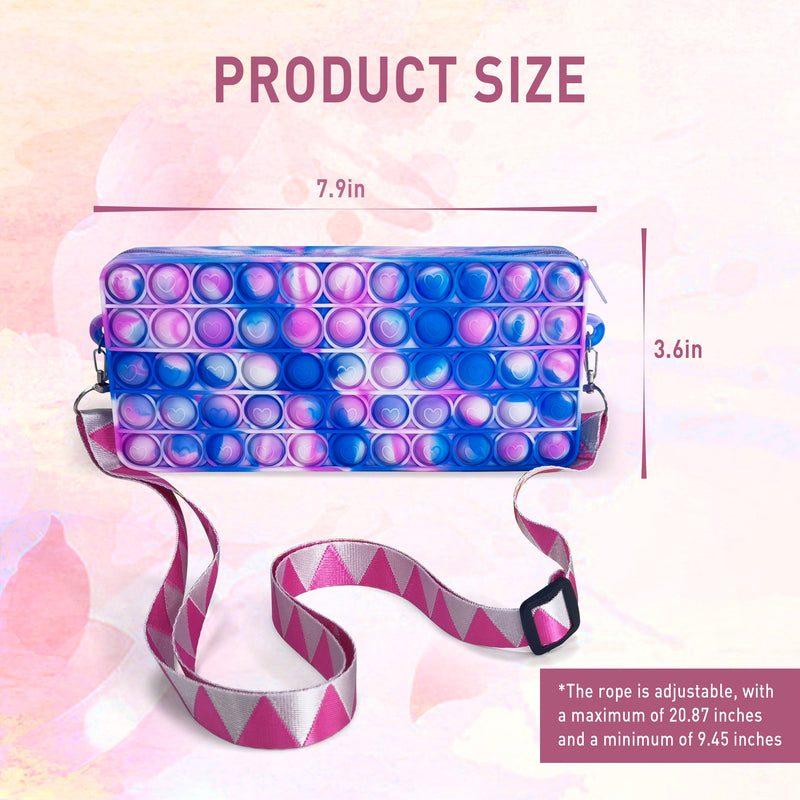 Rectangle Pop It Crossbody for Girls
