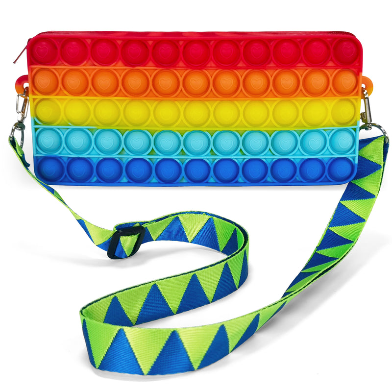 Rectangle Pop It Crossbody for Girls