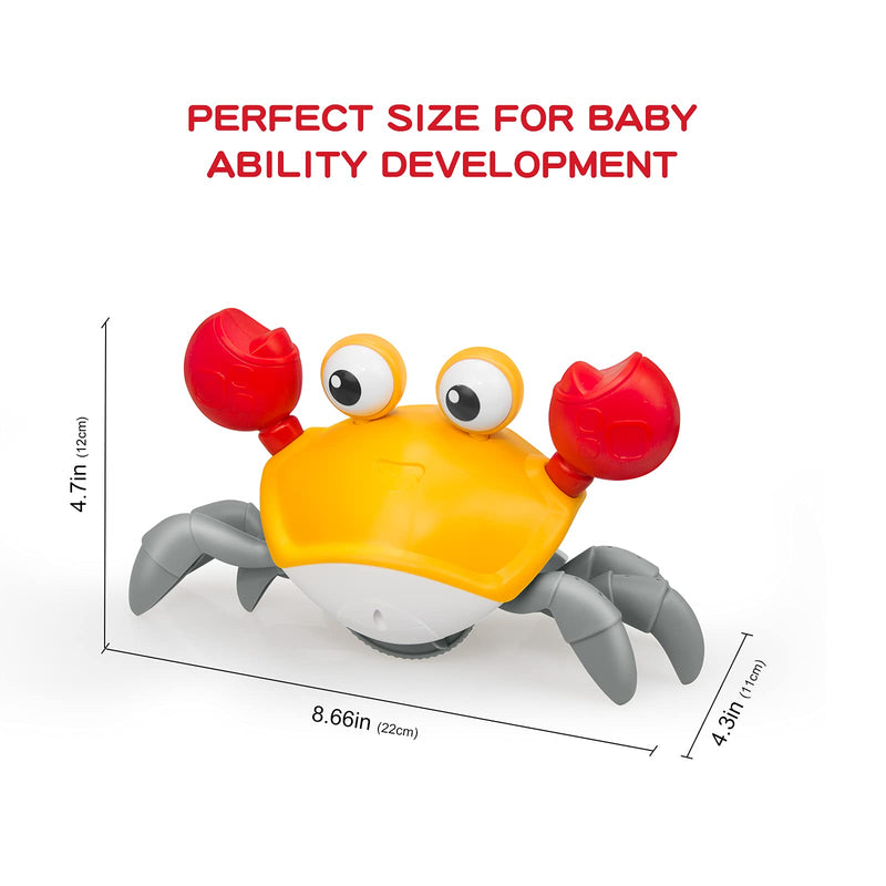 crawling crab baby toy