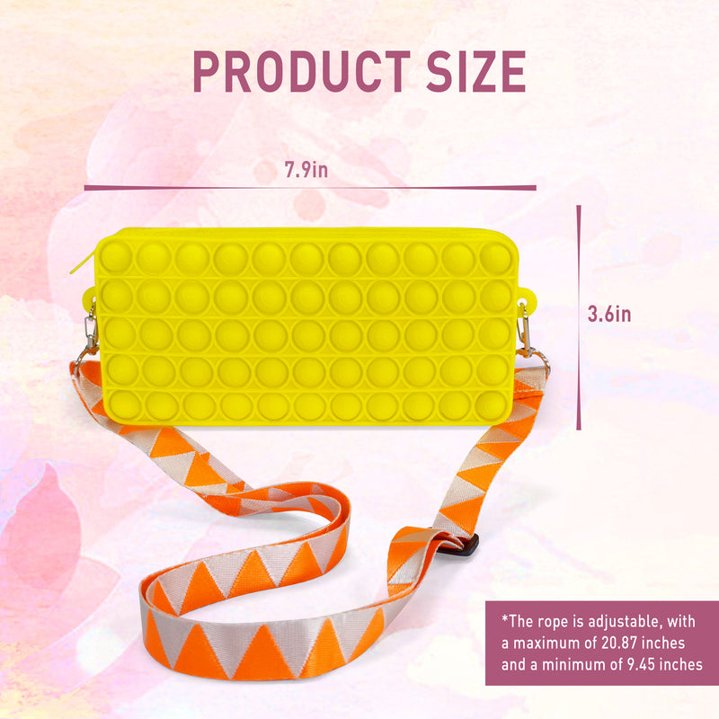 Rectangle Pop It Crossbody for Girls
