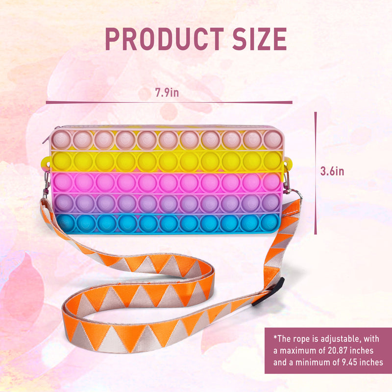 Rectangle Pop It Crossbody for Girls