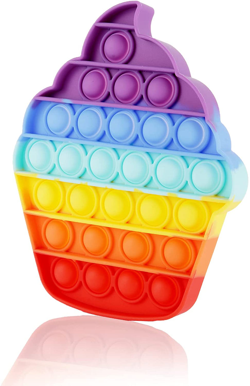 Ice Cream Push Pop Bubble Fidget Sensory Toy