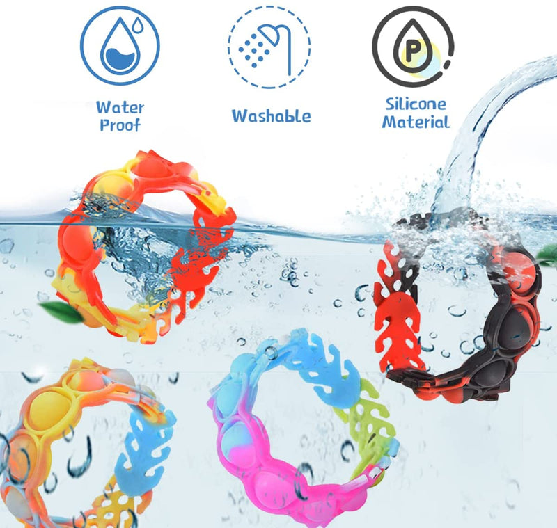 Multicolor Pop it Bracelet Fidget Toy
