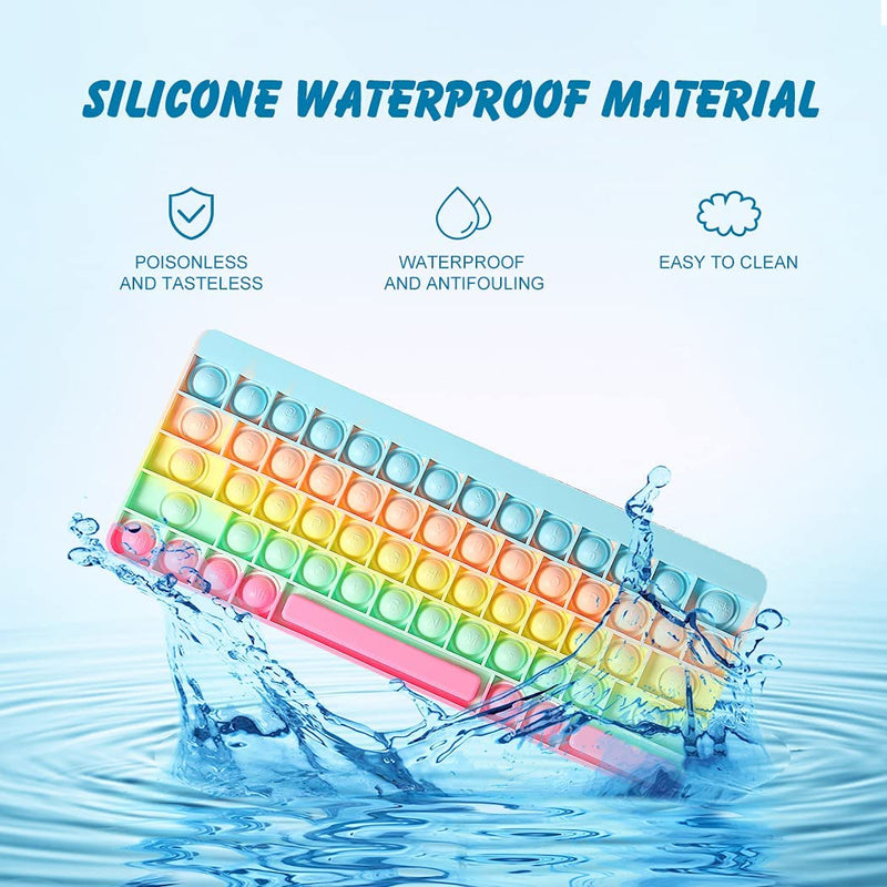 Stress Reliever Keyboard Pop It Fidget Toy