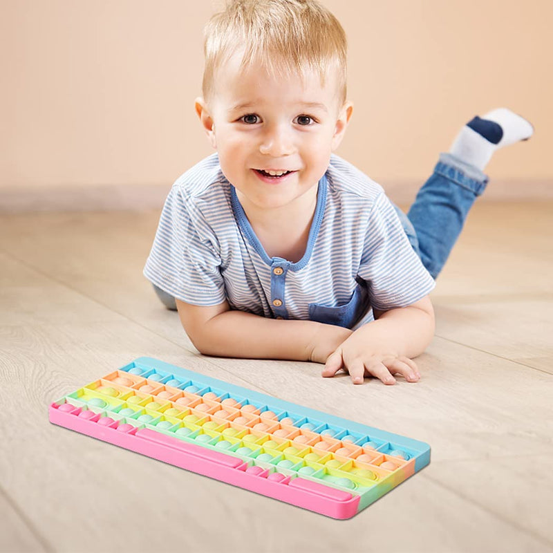 Stress Reliever Keyboard Pop It Fidget Toy