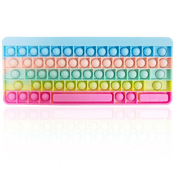 Stress Reliever Keyboard Pop It Fidget Toy