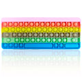 Stress Reliever Keyboard Pop It Fidget Toy