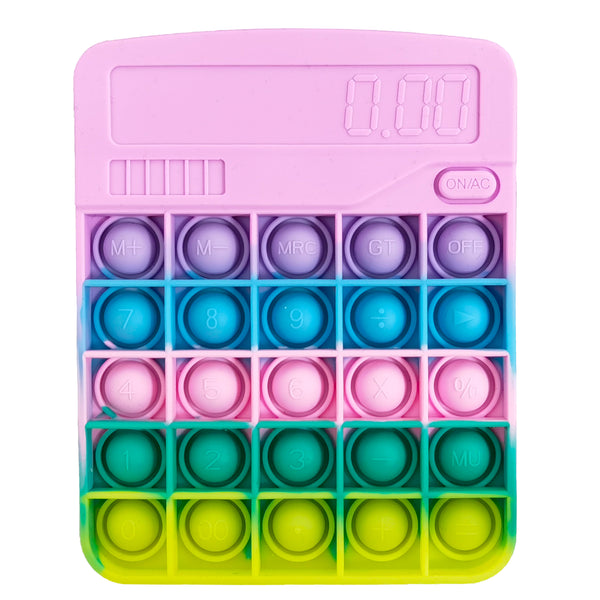 Stress Reliever Calculator Pop It Fidget Toy