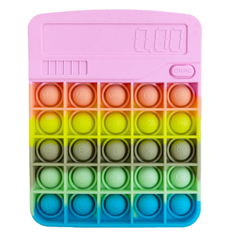 Stress Reliever Calculator Pop It Fidget Toy