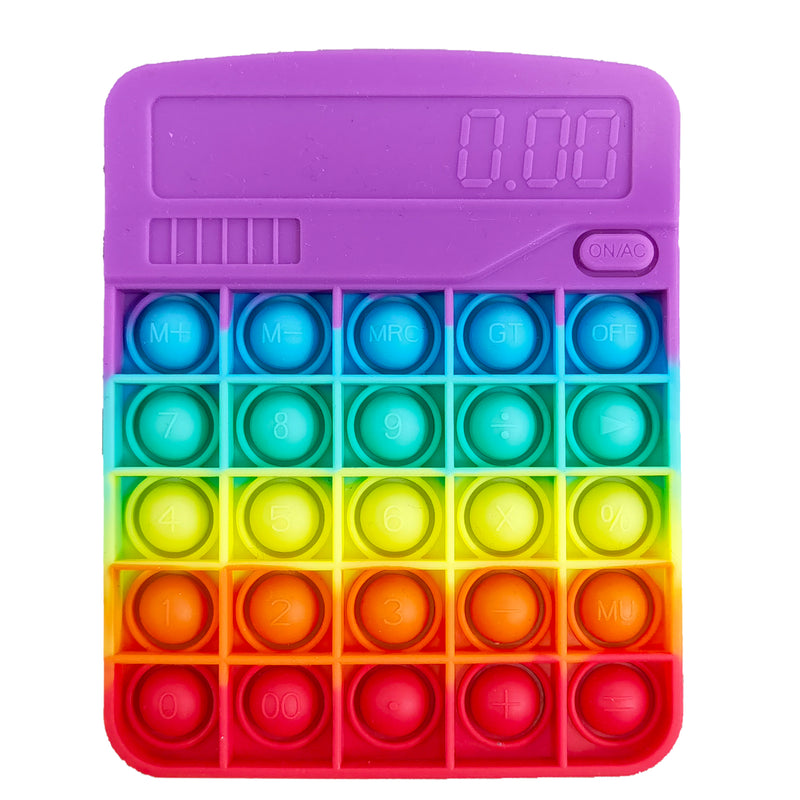 Stress Reliever Calculator Pop It Fidget Toy
