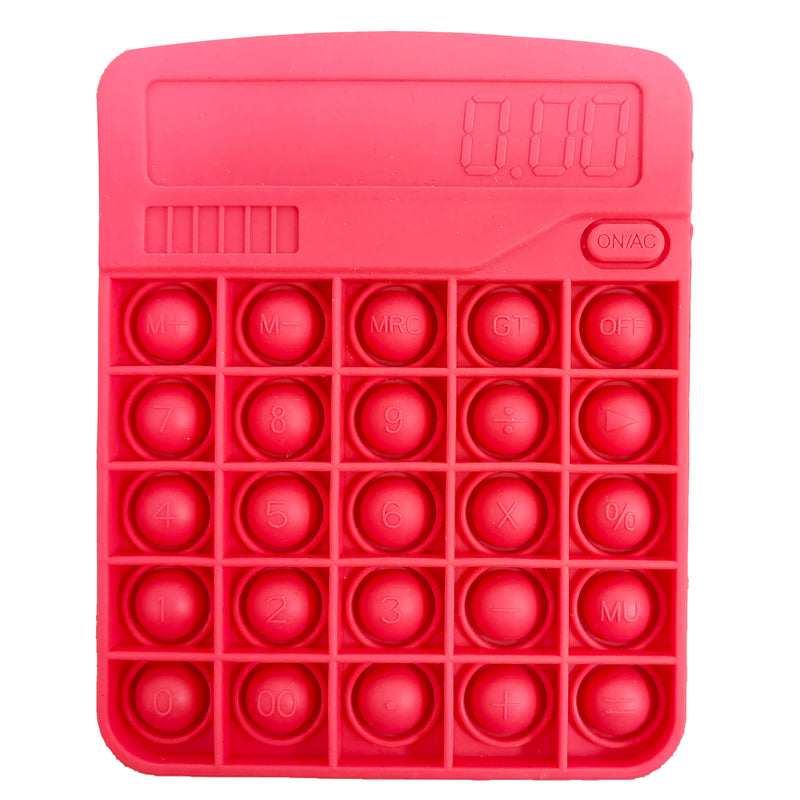 Stress Reliever Calculator Pop It Fidget Toy