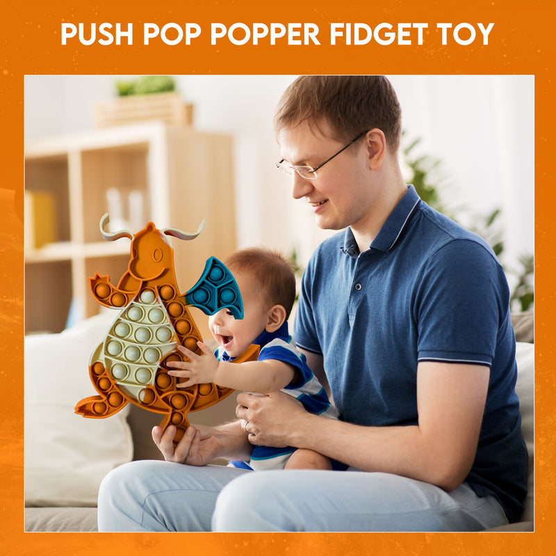 Push Pop Dinosaur Pop it Fidget Toy
