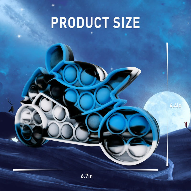 Motorcycle Pop It Fidget Toy for Boys