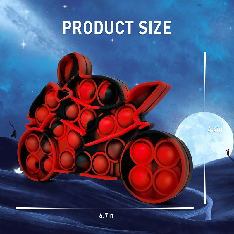 Motorcycle Pop It Fidget Toy for Boys