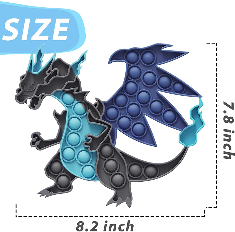Tie Dye Dragon Pop it Fidget Toy