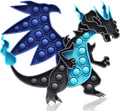 Tie Dye Dragon Pop it Fidget Toy