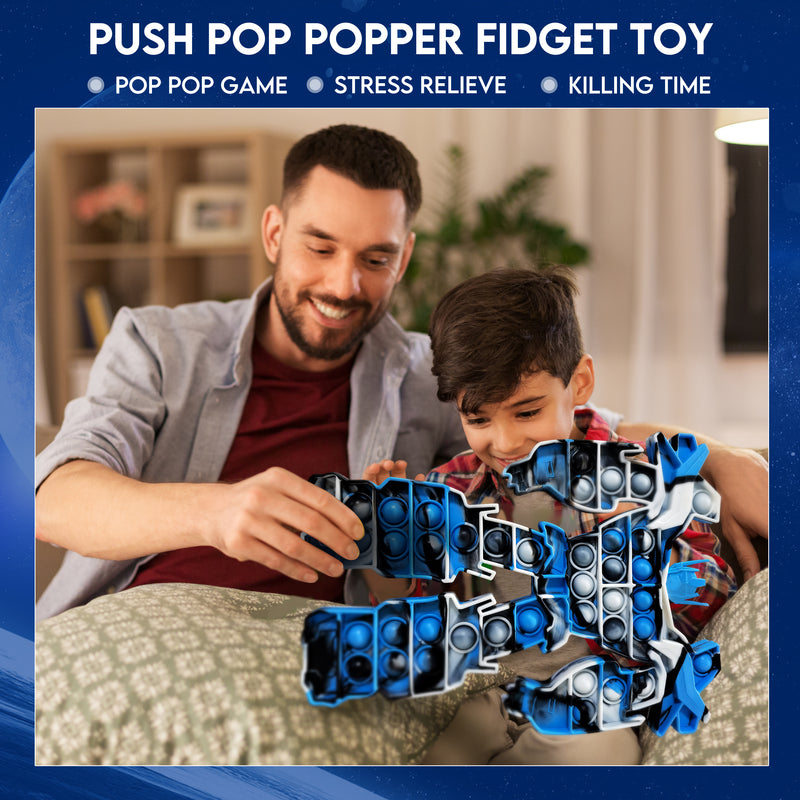 Big Robot Pop it Fidget Toy Gift for Kids