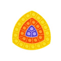 Removable Triangle Pop It Fidget Toy