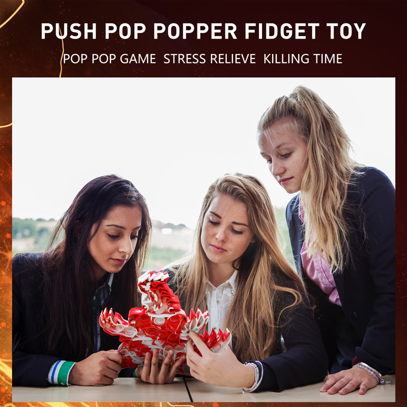 Dinosaur Pop it Fidget Toy for ADHD and Anxiety