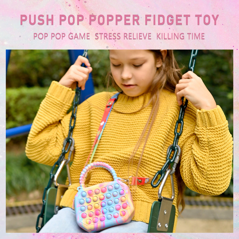 Pop It Crossbody Handbag for Girls
