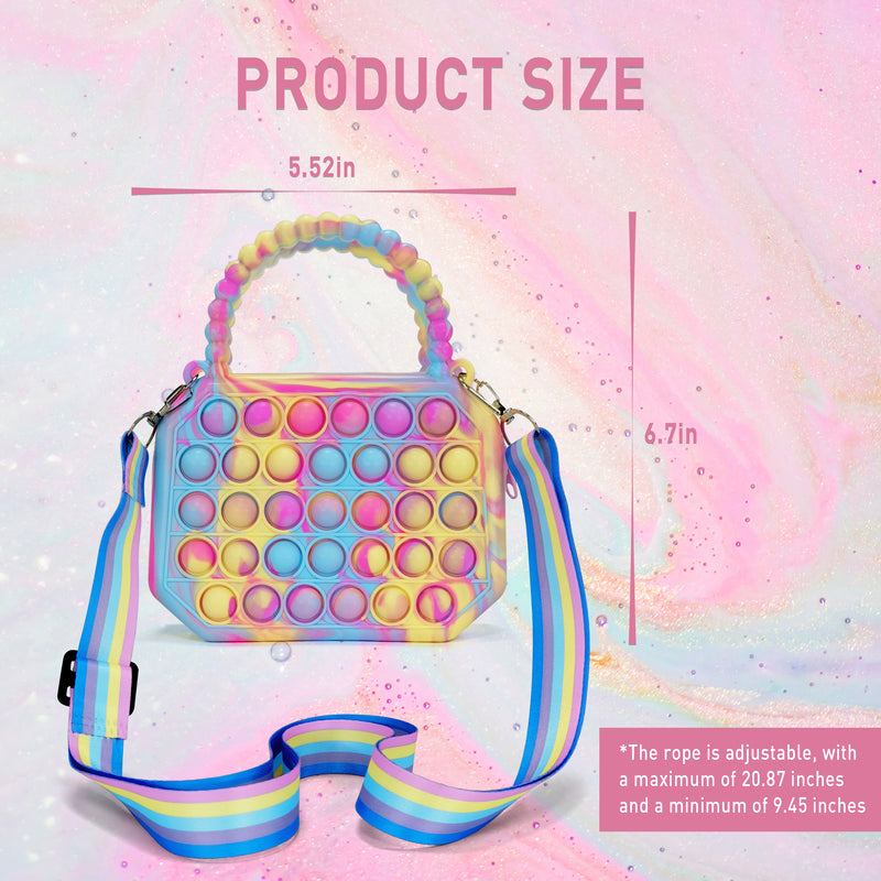 Pop It Crossbody Handbag for Girls