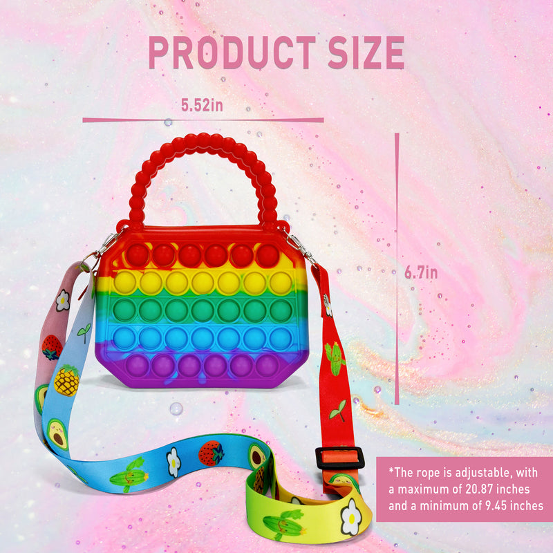 Pop It Crossbody Handbag for Girls