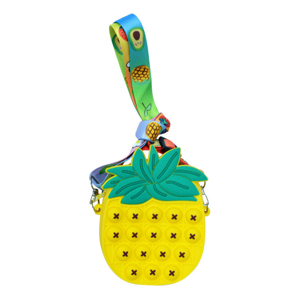 Pineapple Pop It Crossbody for Girls