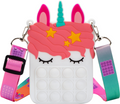 Unicorn Pop It Crossbody for Girls