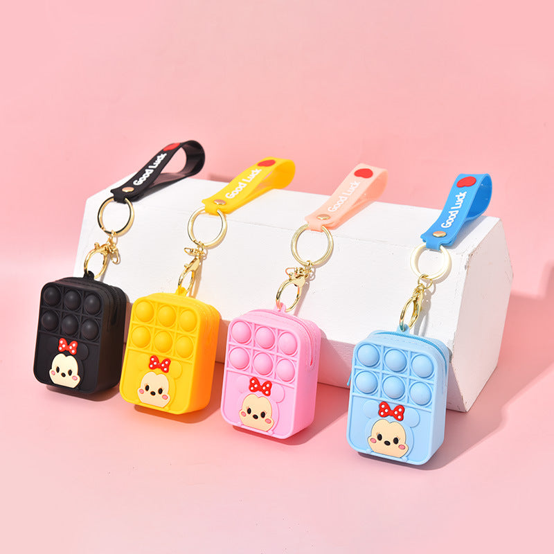MN Mouse Pop It Purse for Girls