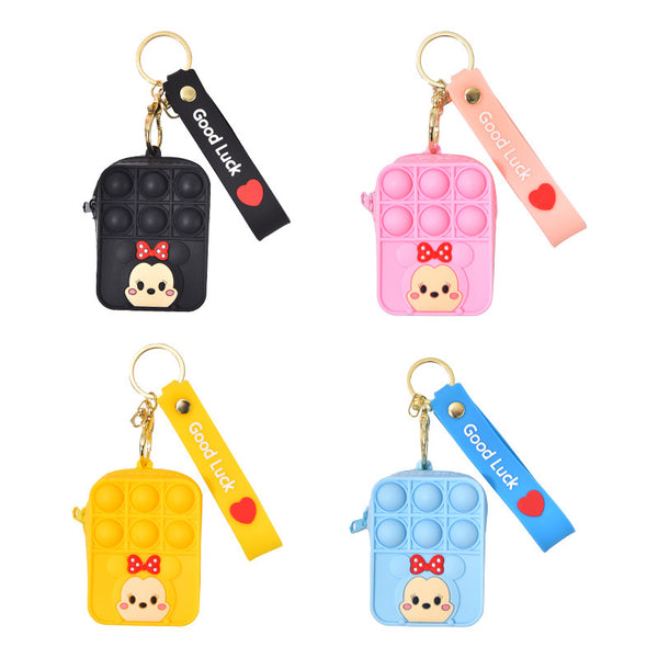 MN Mouse Pop It Purse for Girls
