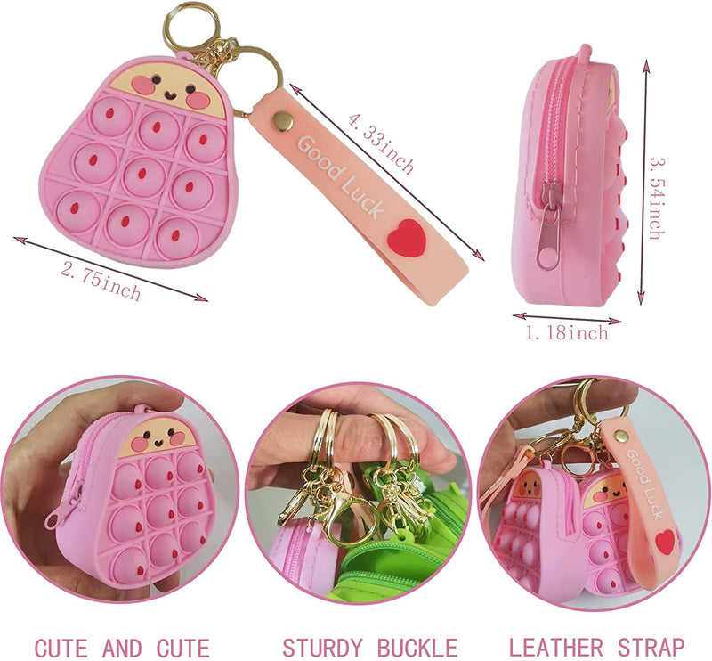 Avocado Pop It Purse for Girls and Kids