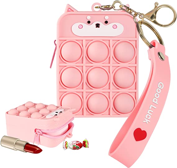Shiba Inu Pop It Purse for Girls