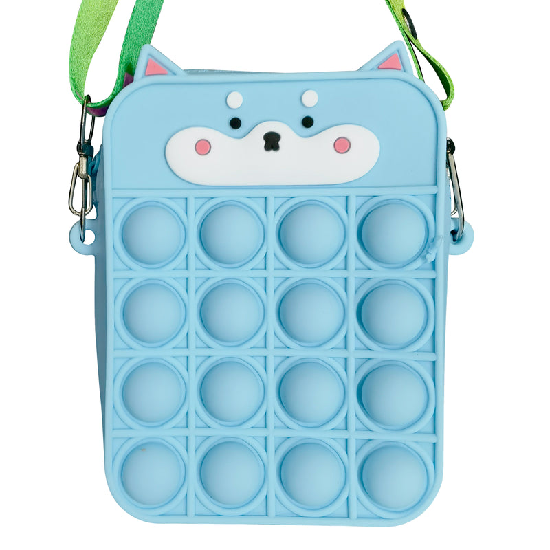 Shiba Inu Pop It Crossbody for Girls and Kids