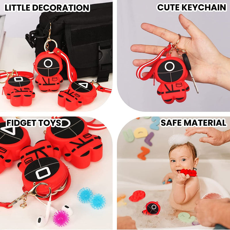 Squiid Game Pop It Purse for Boys and Girls