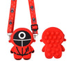 Squiid Game Pop It Crossbody for Boys and Girls