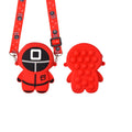 Squiid Game Pop It Crossbody for Boys and Girls